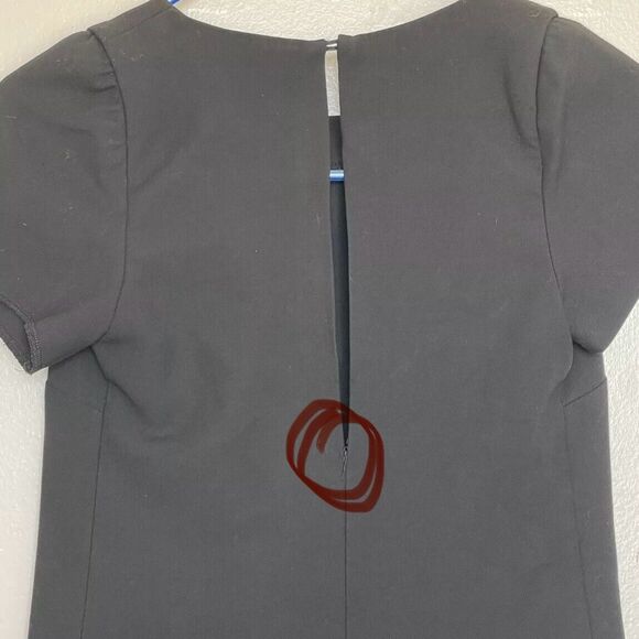 Zara Womens Dress Size XS Black Mini Short Sleeve Short Corporate Work Office - Picture 12 of 16